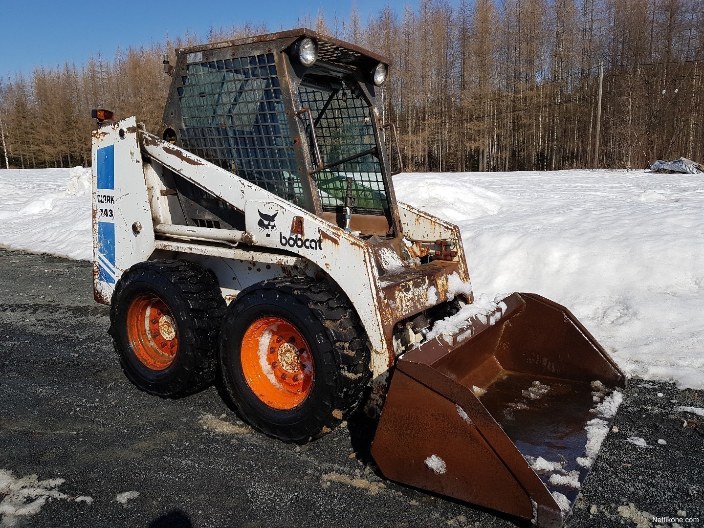 Bobcat 743 construction: skid steer loaders, 1984 - Nettikone