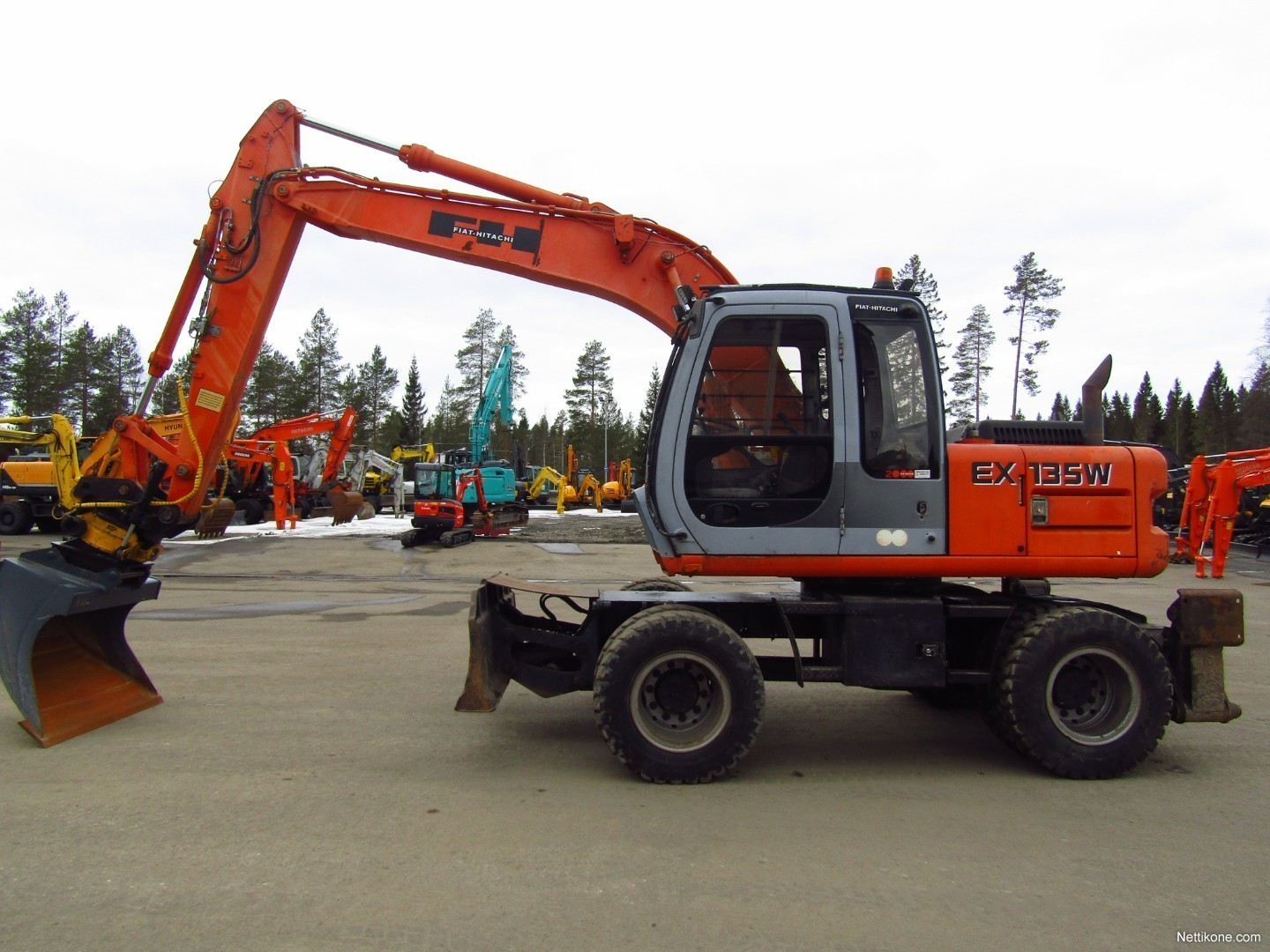 Fiat hitachi ex135w