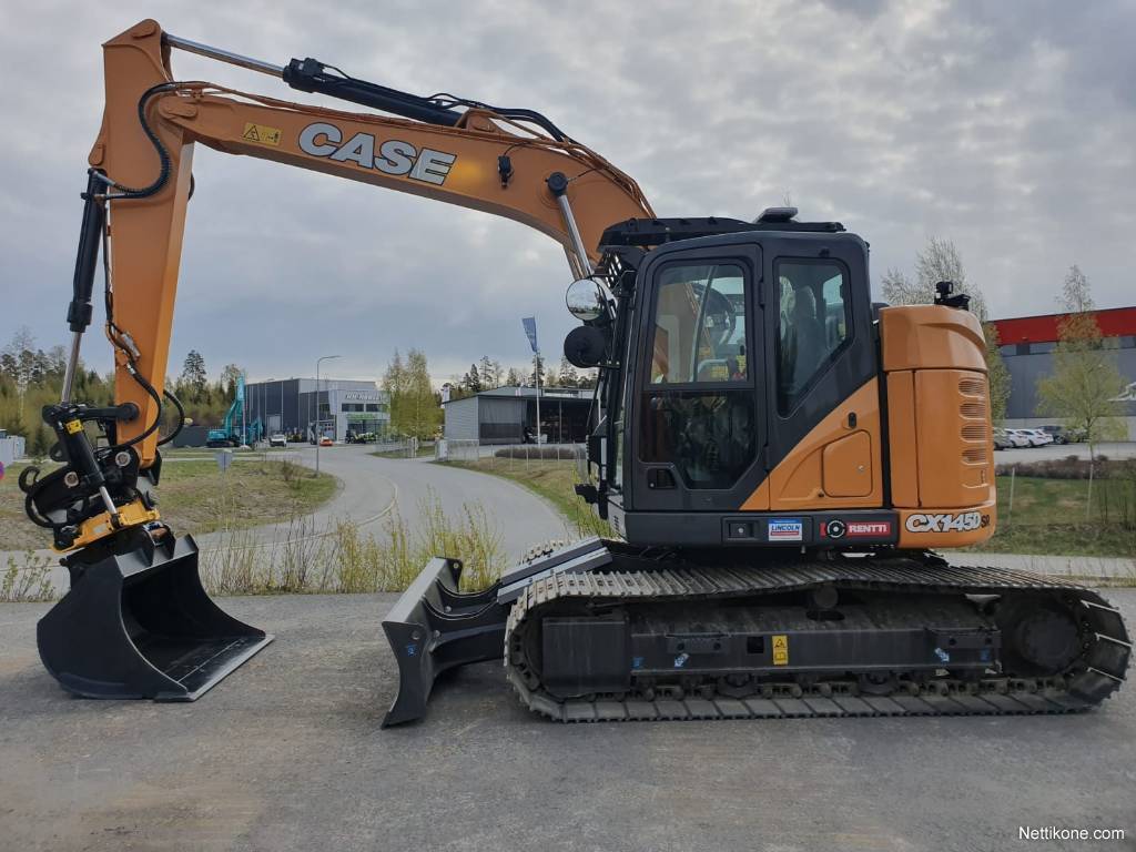 Case CX145D SR excavators, 2019 Nettikone