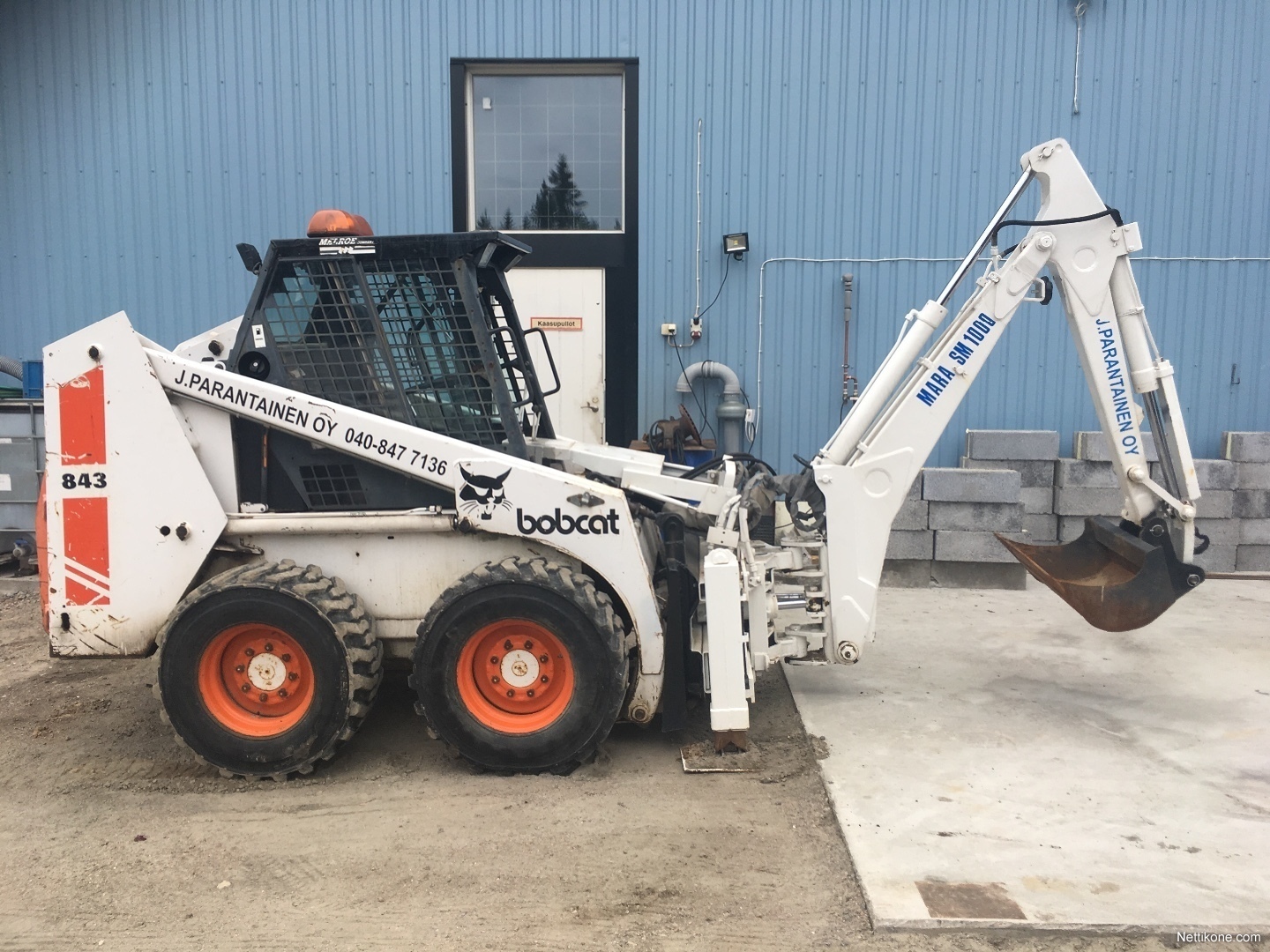 Bobcat 843 construction: skid steer loaders, 1991 - Nettikone