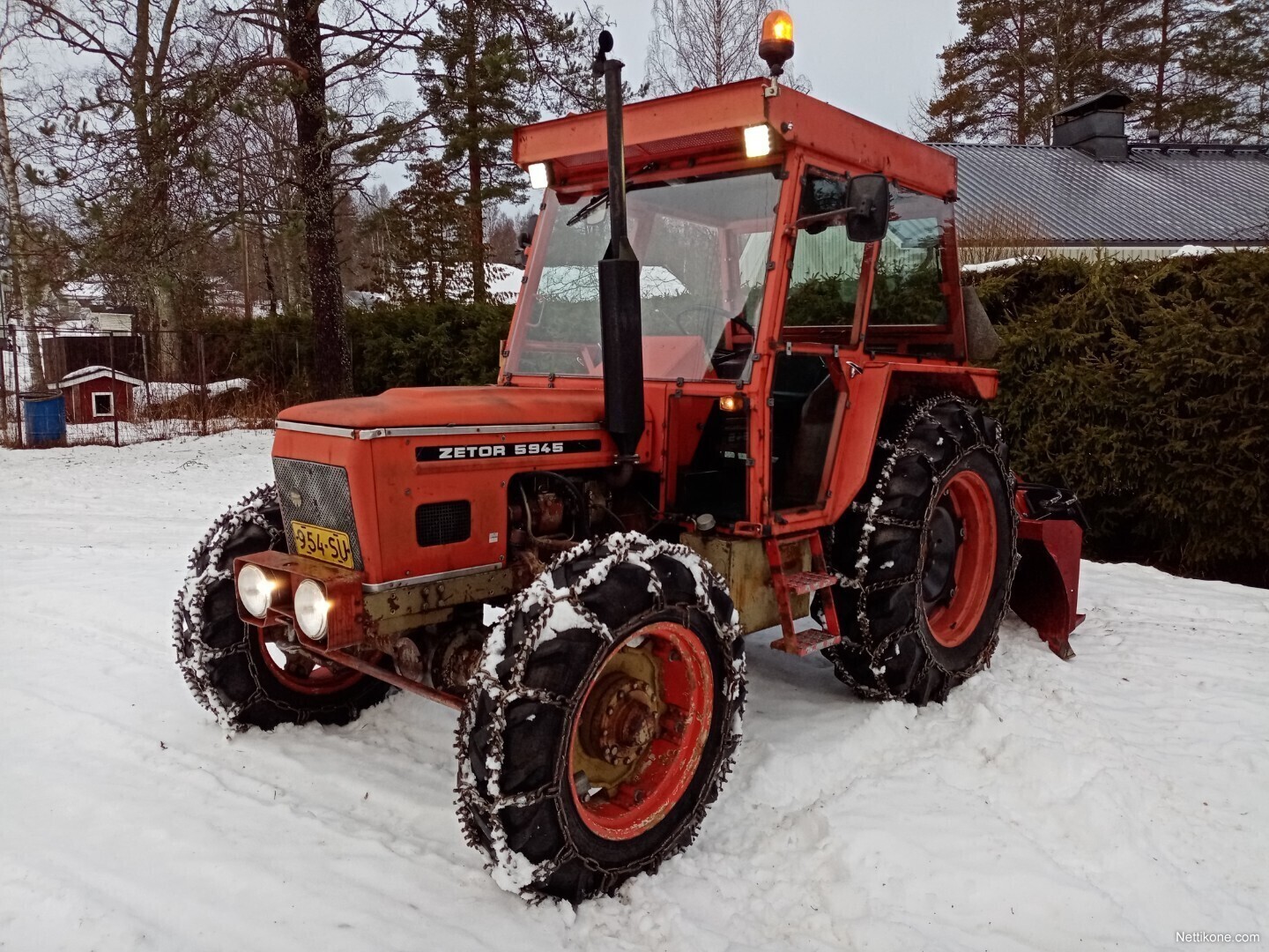 Zetor 5945 4x4 tractors, 1980 - Nettikone