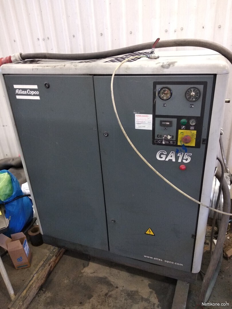 Atlas Copco GA15 compressor, 2001 - Nettikone