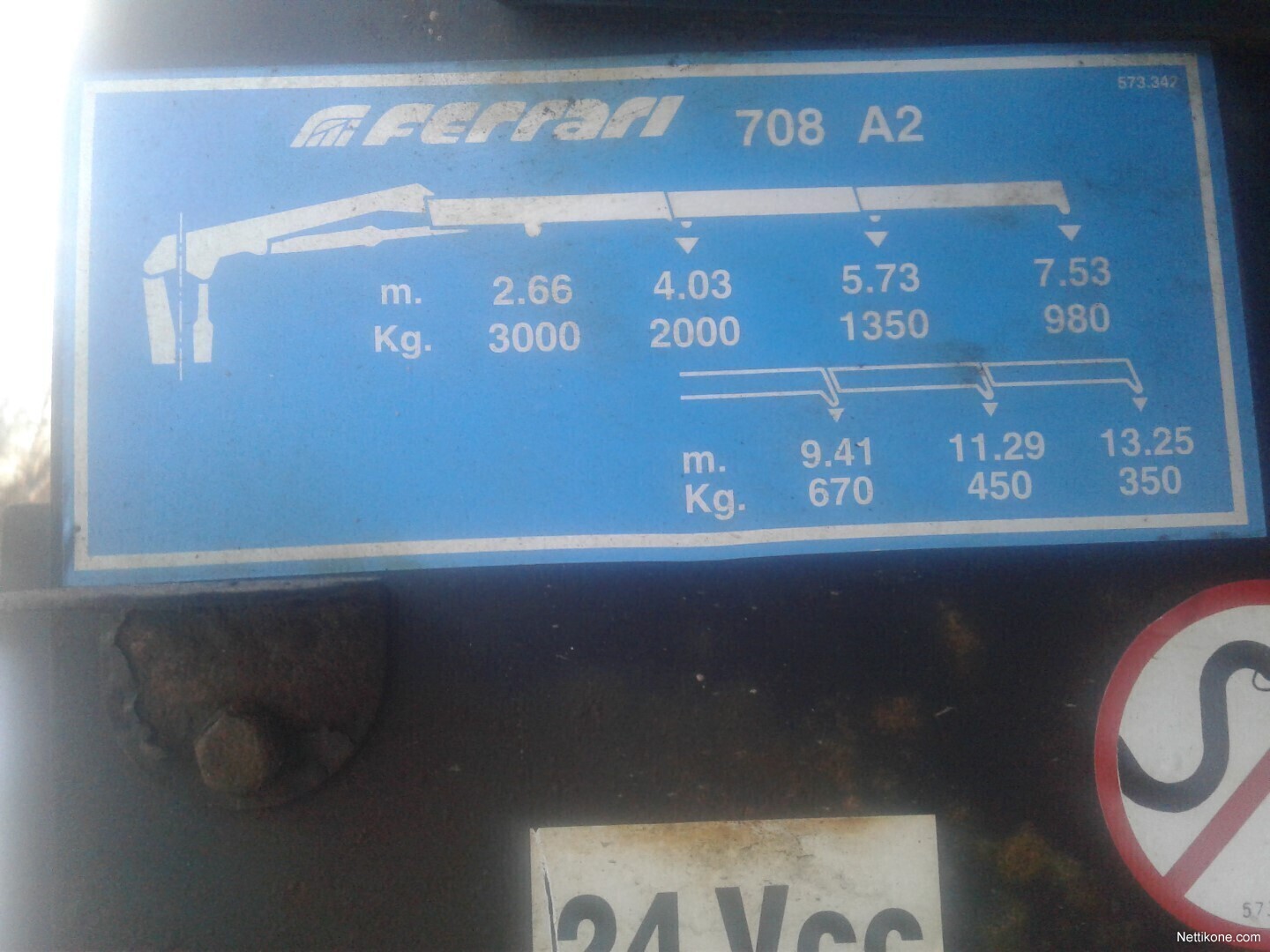 Ferrari 708 A2 kappaletavaranosturit, 2009 - Nettikone