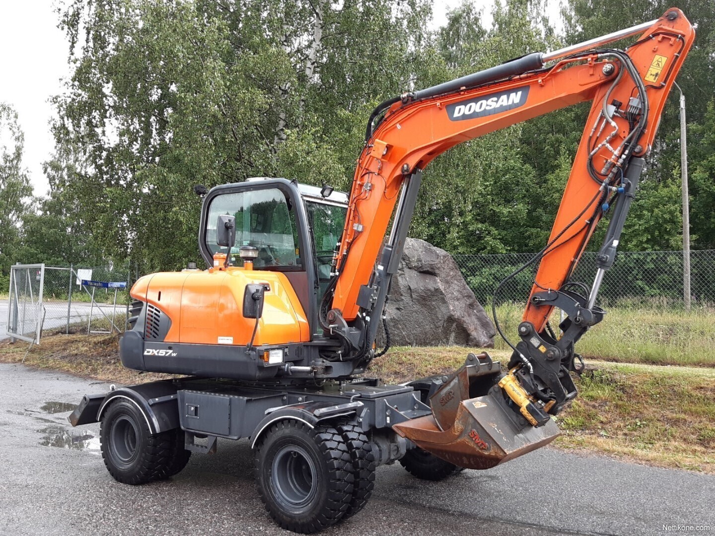 Doosan DX57W-5 kaivinkone, 2016 - Nettikone