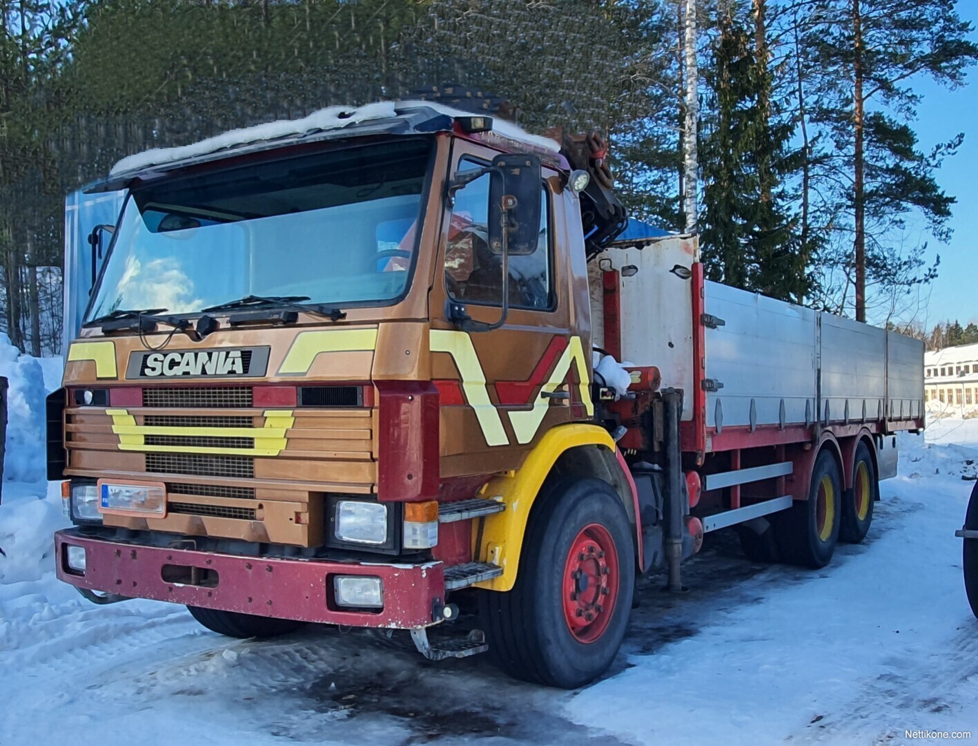 Scania P93 / Palfinger PK15500 Kuorma-autot, 1996 - Nettikone