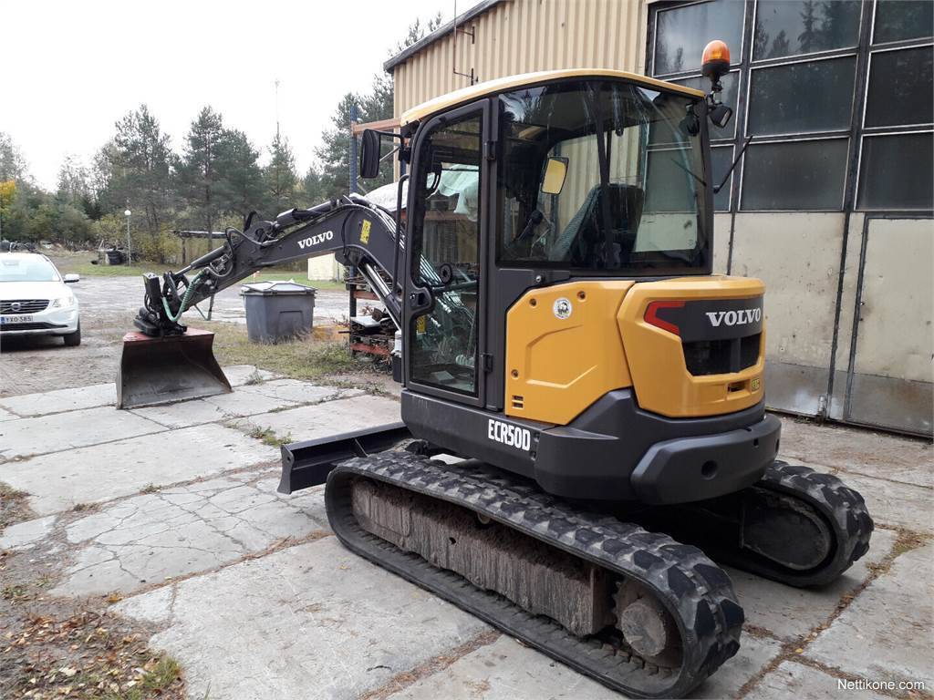 Volvo ECR 50 D excavators, 2016 - Nettikone