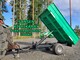 Sansen KIPPIKÄRRY - 1-akselinen - PIKKUTRAKTORIIN - VIDEO KANTAVUUS 1000KG - KIPPIPERÄVAUNU MINITRAKTORIIN