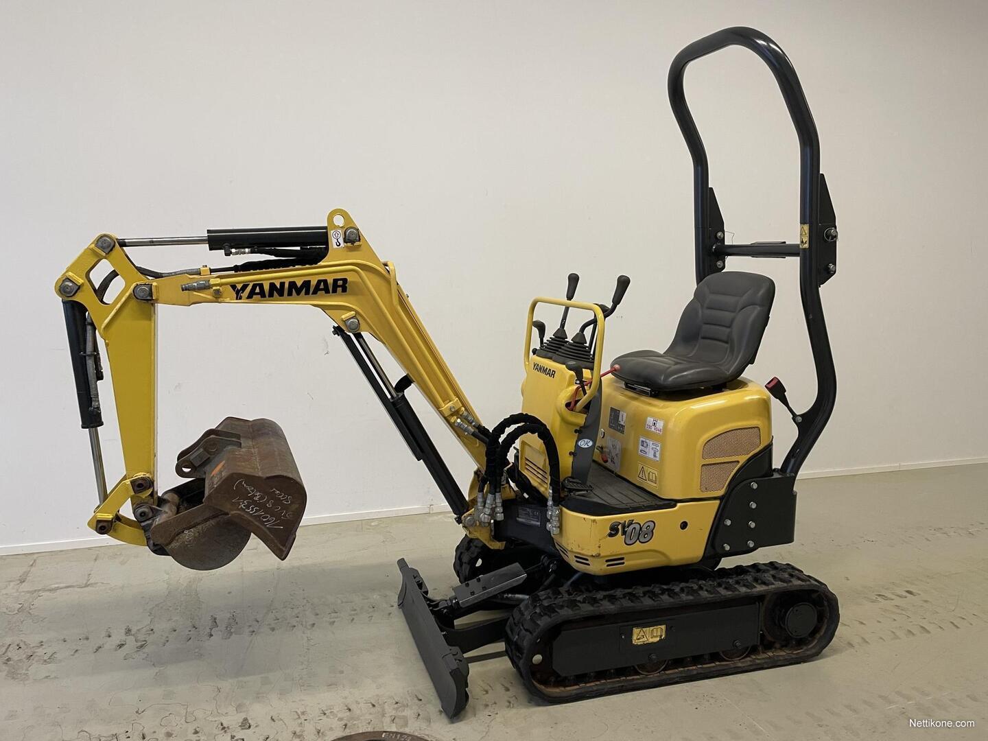 Yanmar SV08 excavators, 2017 - Nettikone