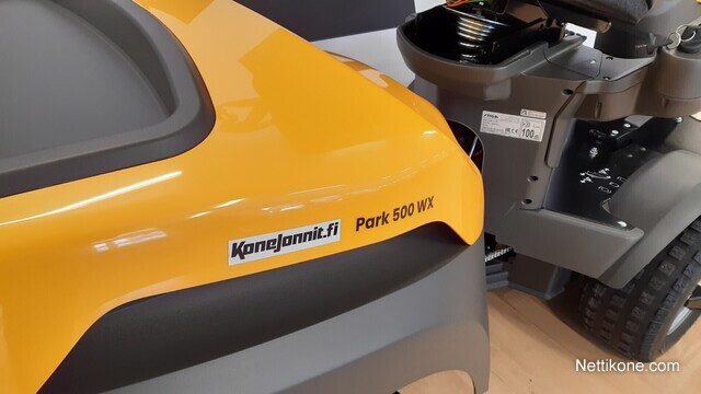 Stiga Park 500 WX + Combi 100 Q Plus  leikkuupöytä